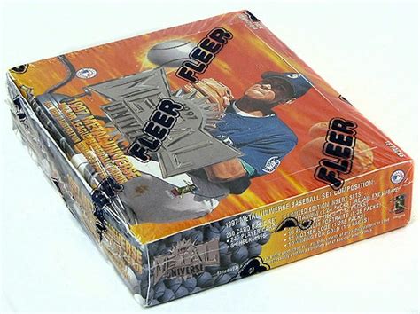 1997 skybox metal universe baseball box|97 metal universe baseball set.